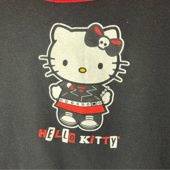 Sanrio Doe Vintage 2001 Hello Kitty Punk Rock Shirt - Picture 6 of 15